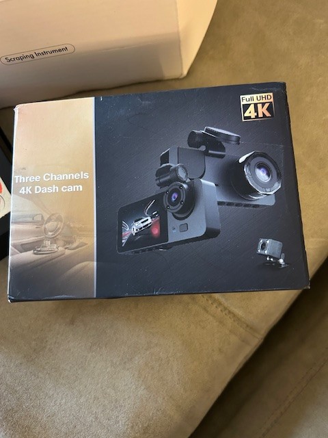 Three Channel 4K Dash Cam – NIB