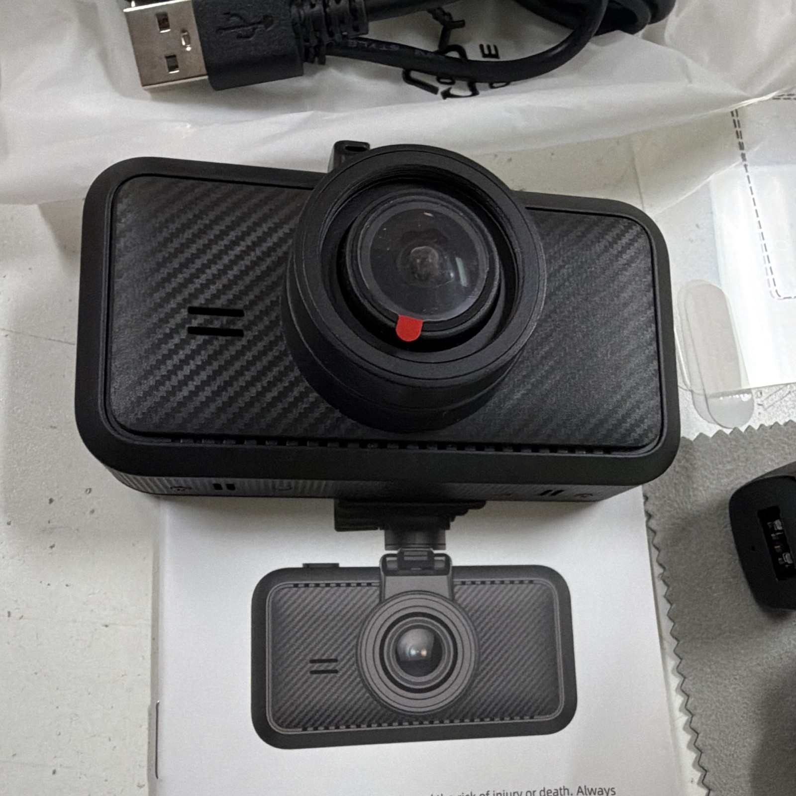 Miofive Car Camera 4K Resolution, WiFi, Bluetooth,GPS Dash Cam,3-Inch IPS Screen
