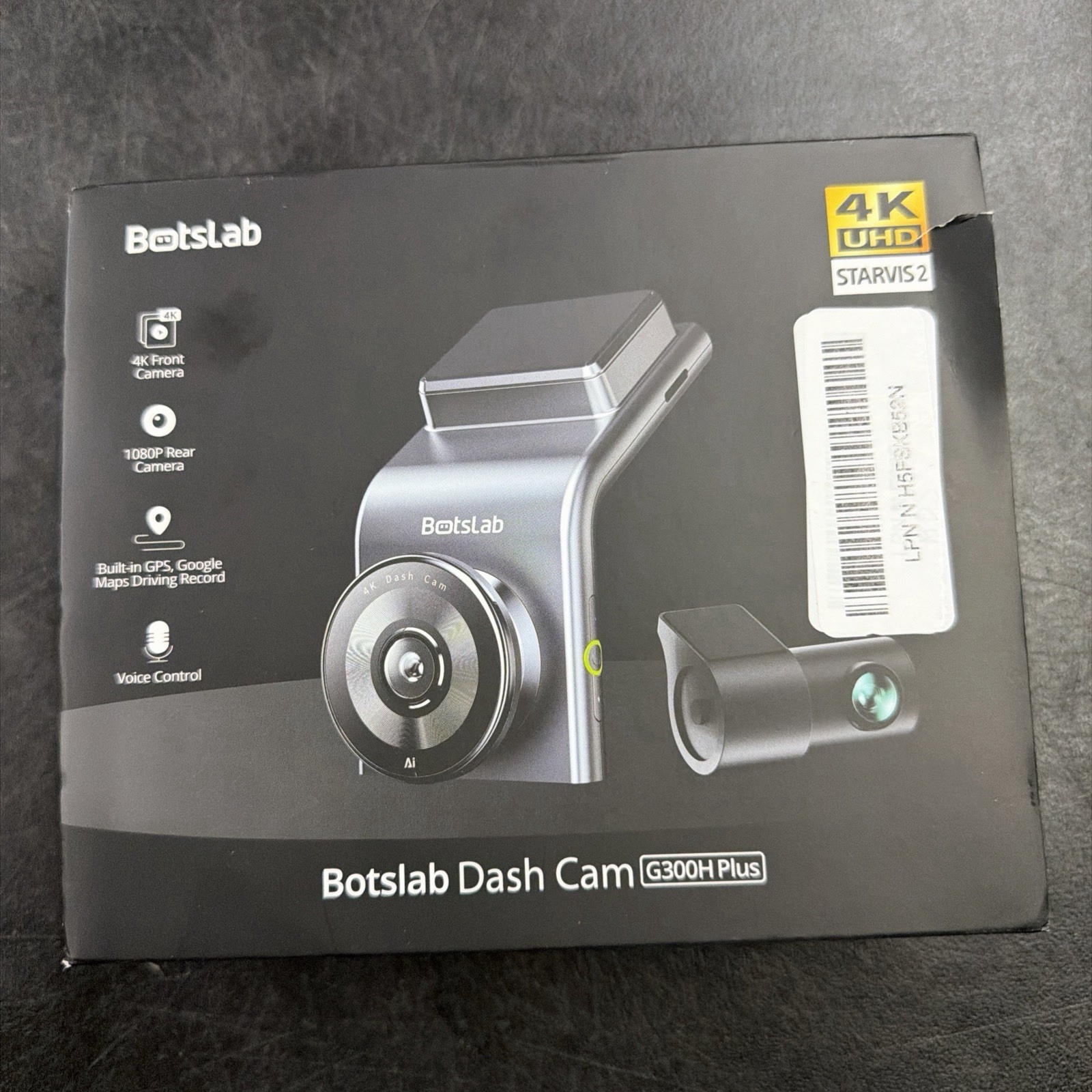 BOTSLAB 4K Dash Cam Front and Rear