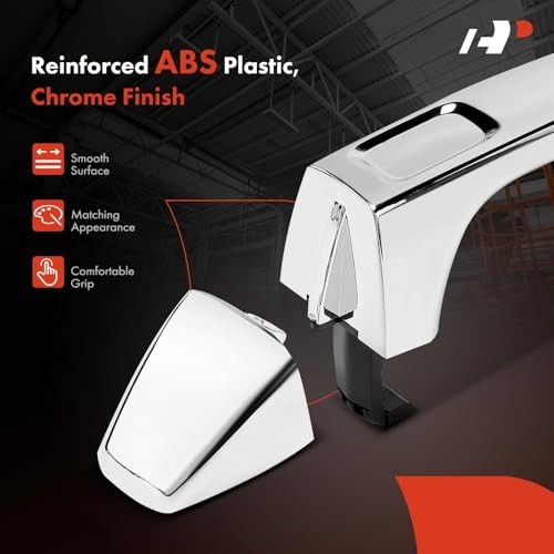 Outside Exterior Door Handles Compatible with Hummer H3 2006 2007 2008 Chrome