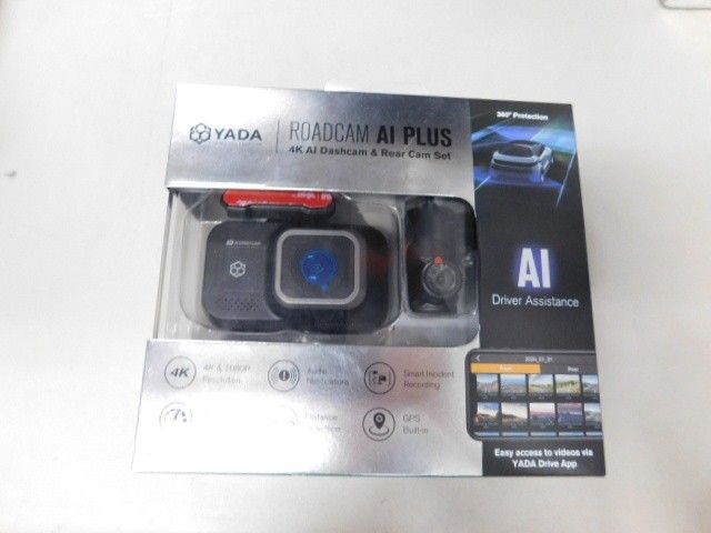 Yada BT533642-6/2 Roadcam AI Plus Front and Rear 1080P 4K Dash Camera