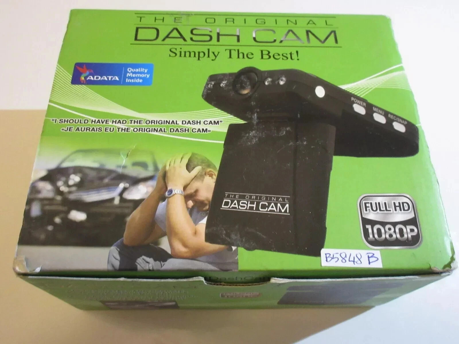 The Original Dash Cam 4SK98C Video Camera with 2.5-Inch LCD