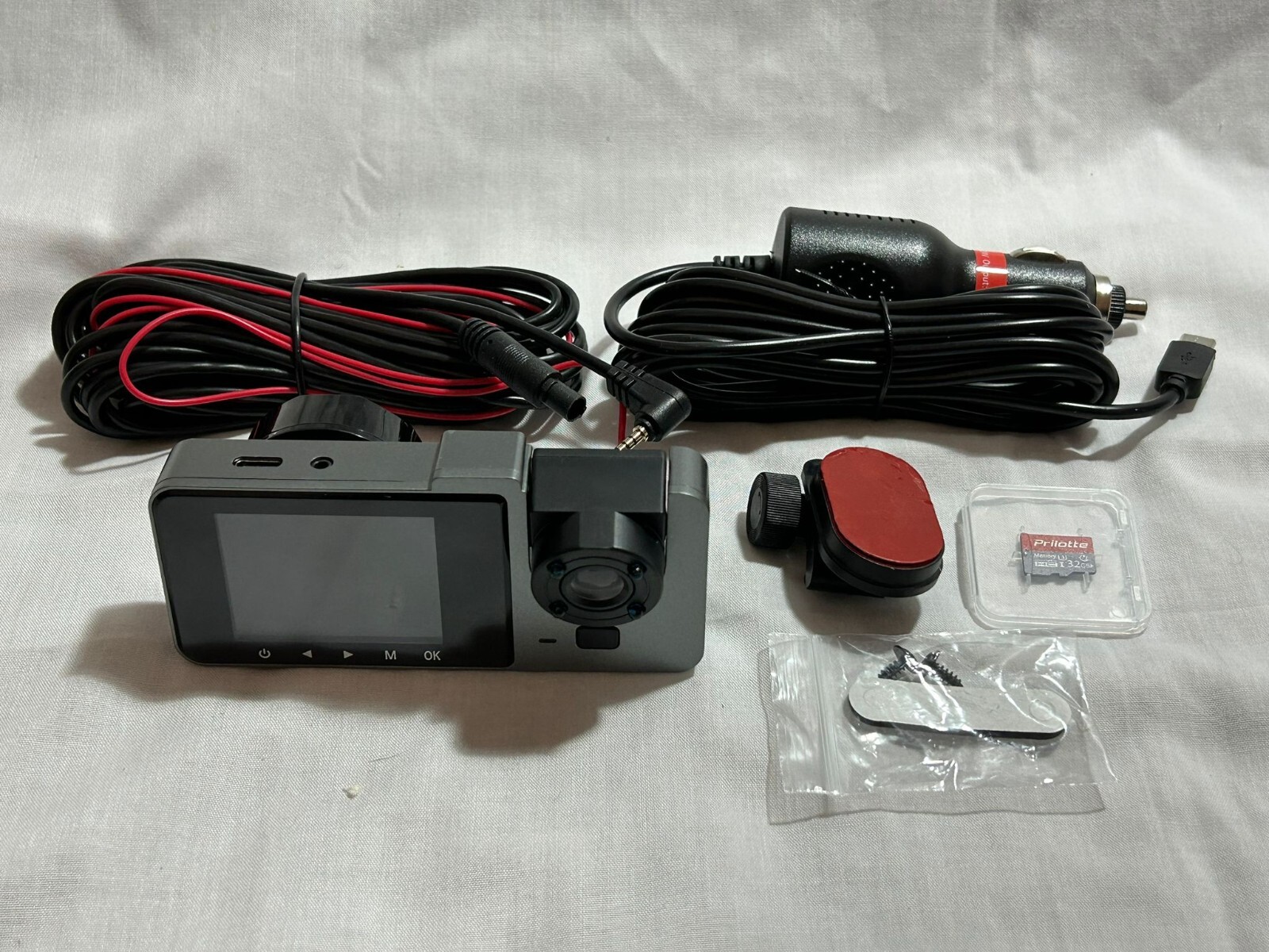 3 Channel Dash Cam Front & Inside, 1080P Full HD 170 Deg Wide Angle /NO REAR CAM