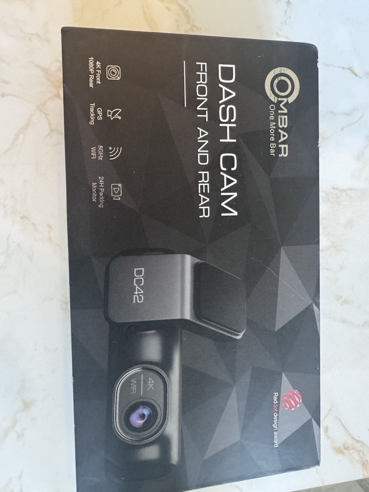 New Combar Dash Cam DC42 4k Front And Rear Fast Free Ship