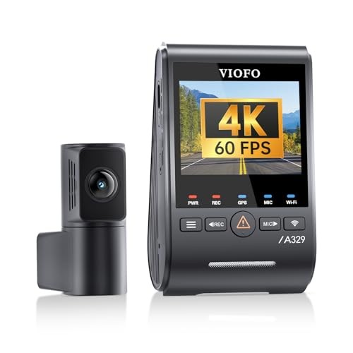 VIOFO A329S 4K 60FPS Front Rear Dash Cam STARVIS 2 WiFi 6