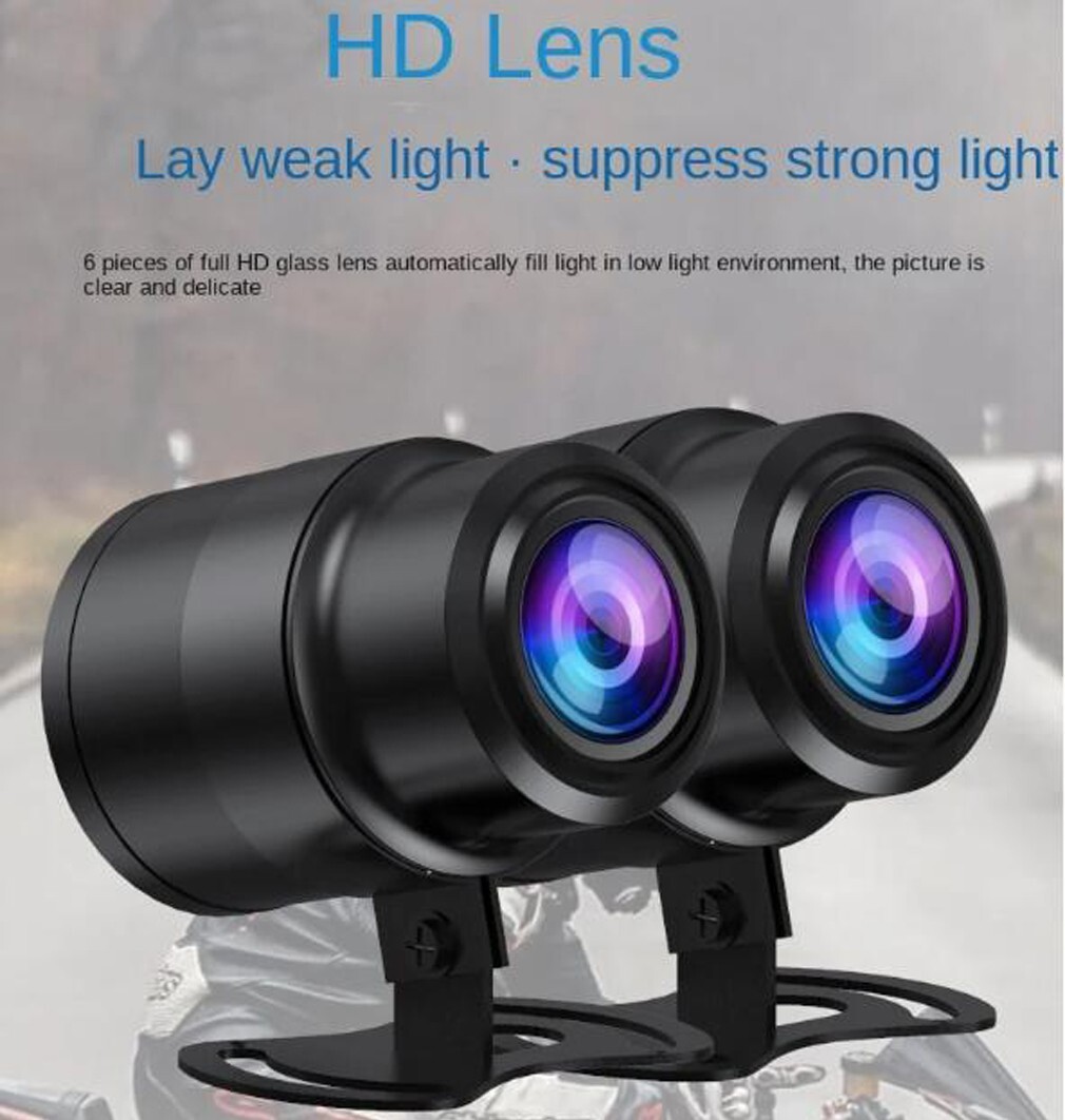6.25inch Motorcycle 2K Dash Cam Dual BT Wifi GPS Navi Carplay Android Auto TPMS