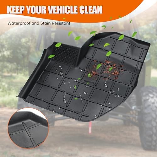 Floor Mats Compatible with 2021-2026 Yamaha Wolverine RMAX4 1000 | 2018-2026