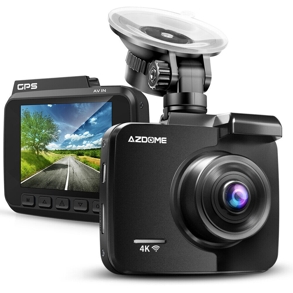 AZDOME 4K Dash Cam WiFi GPS 24H Parking Monitor Night Vision Car DVR 1080P HD