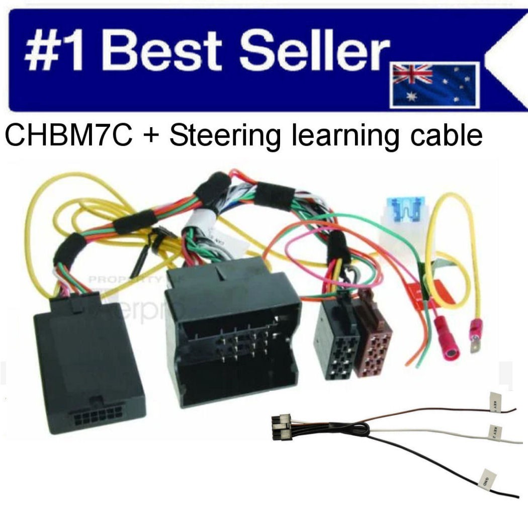MINI COOPER 2007-14 R56 STEERING WHEEL INTERFACE + LEARNING CABLE AERPRO CHBM7C