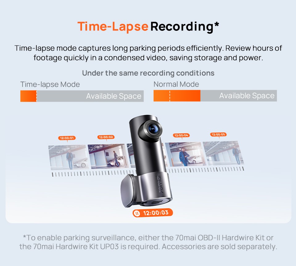 70mai M310 Plus 3K Car Dash Cam APP Video Recording Camera Smart Dashcam DVR AU