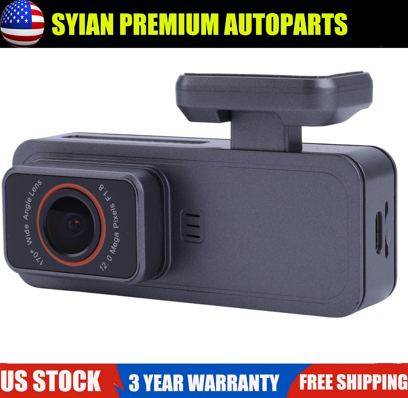 Dash Camera 1080P Front Dash Cam Built-In 2.4G WiFi, App Control, Free 32GB Card