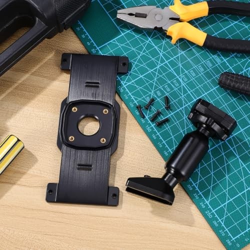 Rearview Mirror Bracket Universal Metal Back Plate Mount for Car Dash Black