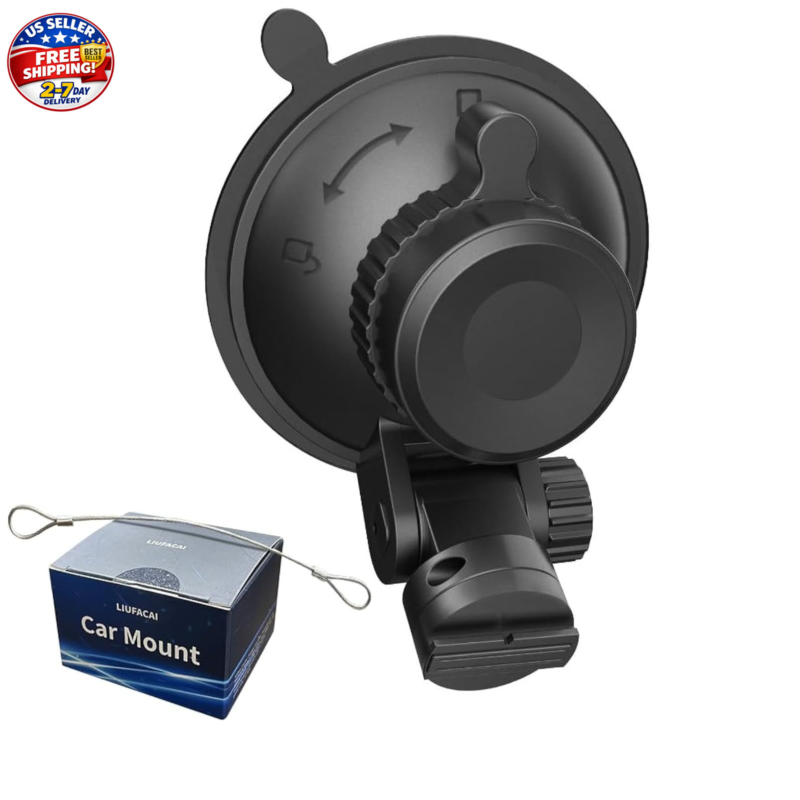 Dash Cam Mount Suction Cup Bracket for R2-4K R2-4K PRO Windshield Car Camera