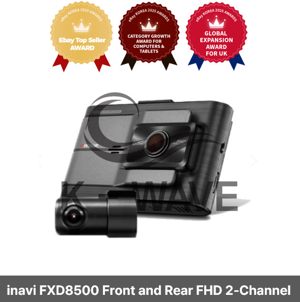 inavi FXD8500 Front and Rear FHD 2-Channel Black Box / Express / Genuine