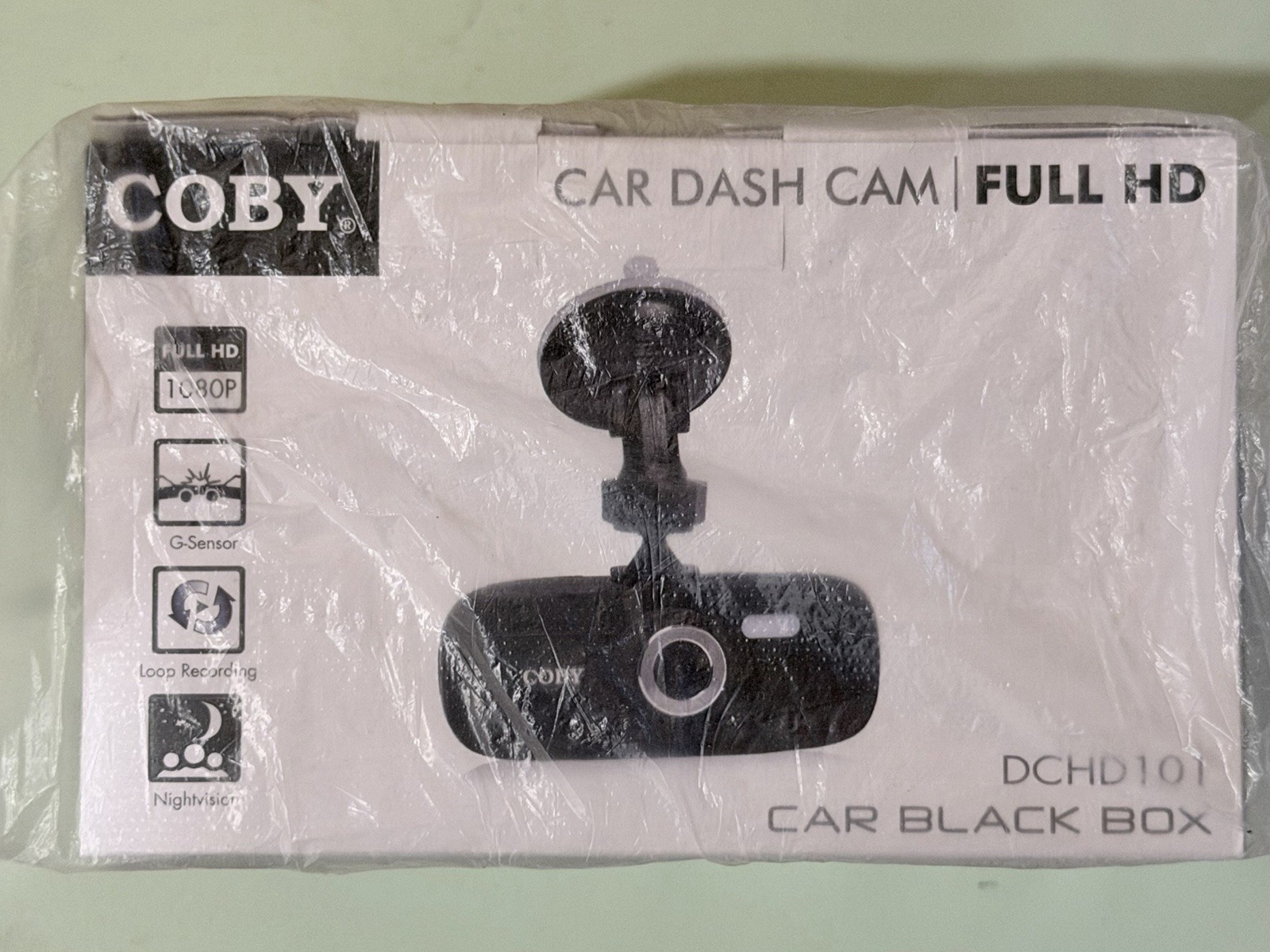Coby Full HD 1080 Car Dash Cam DCHD101 Dash Camera with G‑Sensor NEW