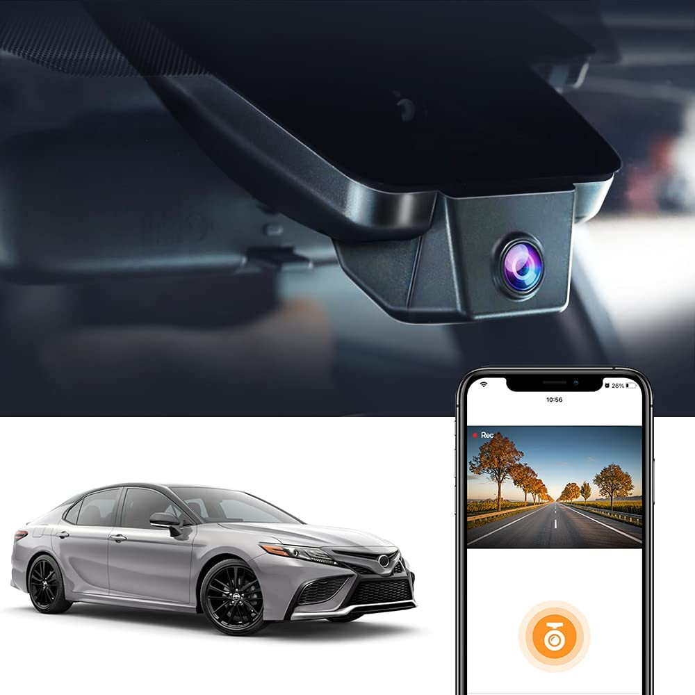 4K Front Dash Cam Suitable for Toyota Camry 2021 2022 2023 LE L XLE TRD XSE SE