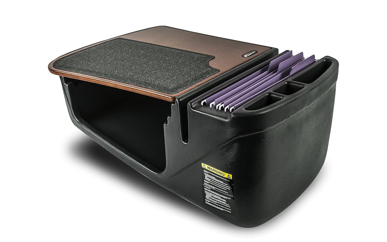 Car Desk AutoExec Mahogany Efficiency GripMaster