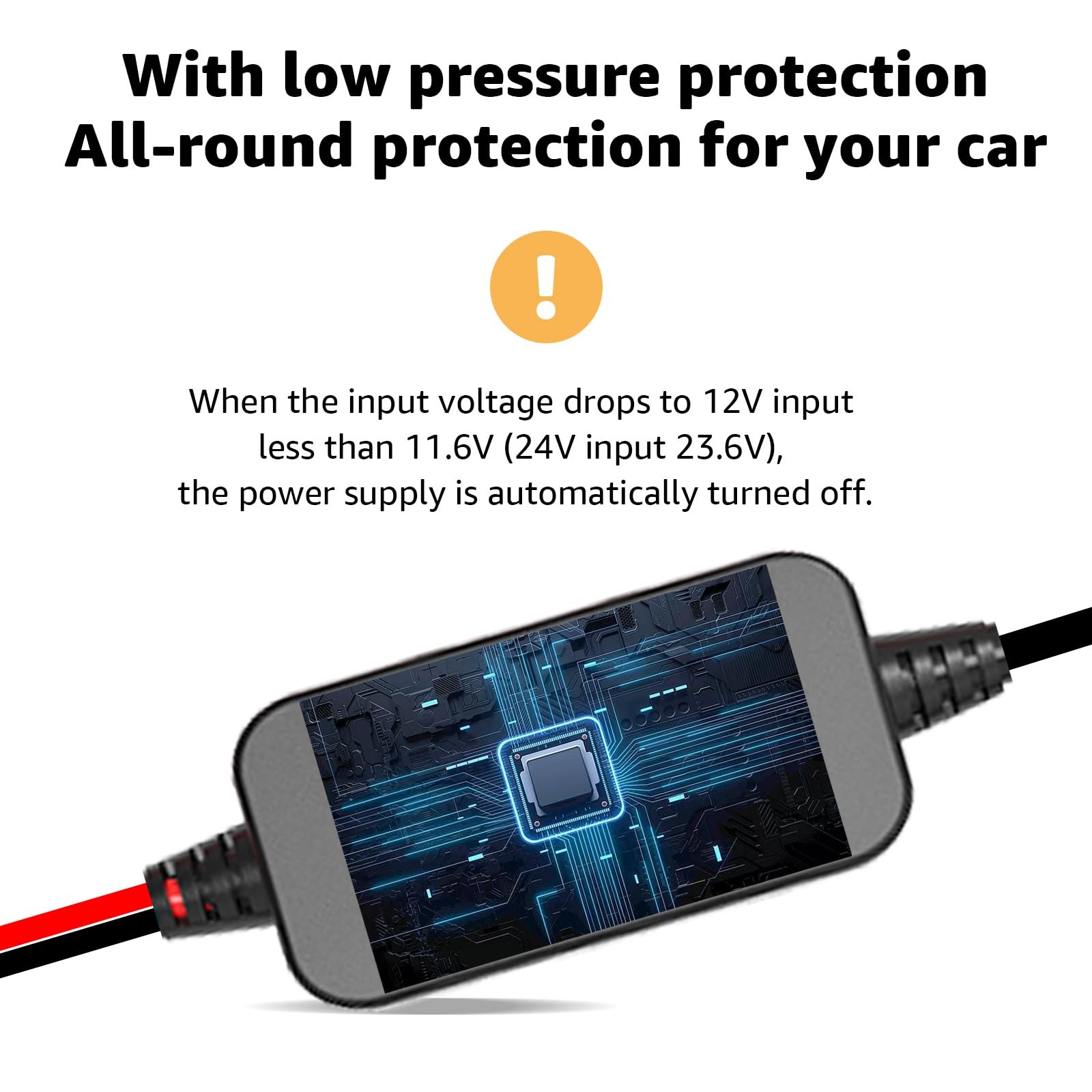 3-in-1 Hard Wire Kit USB-& Micro/Mini USB Hardwire Kit for Dash Cams 12V-24V …