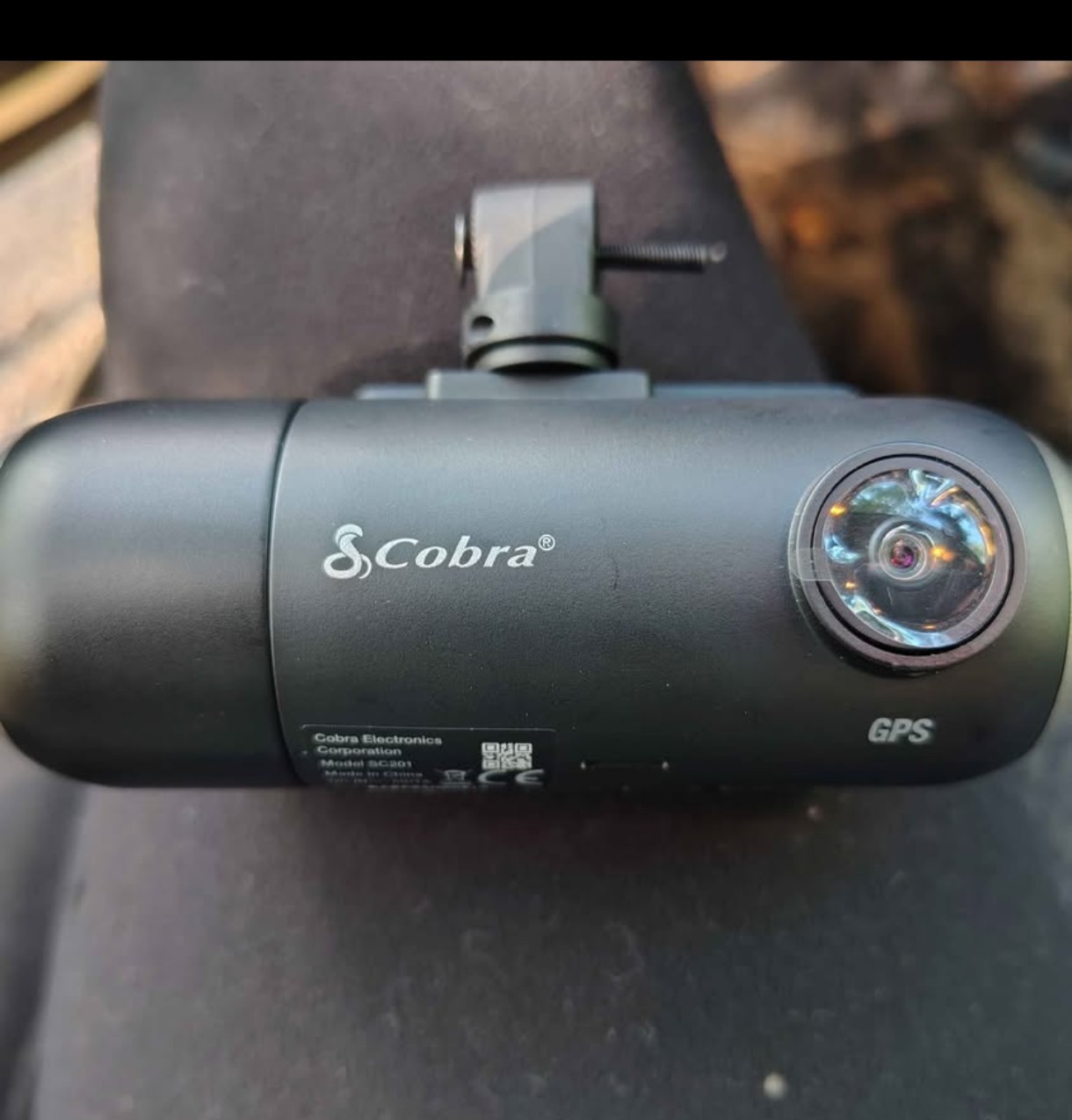 Cobra SC 201 Dual-View Smart Dash Cam Full HD 1080p