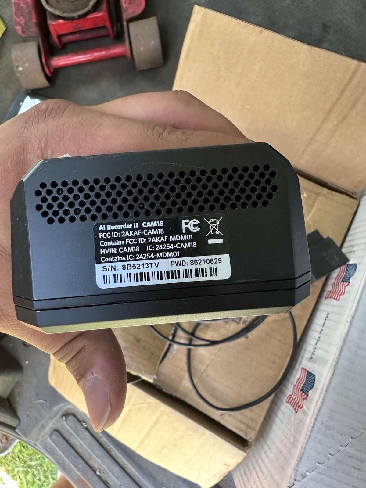 GroundCloud AIR-II VEDR DVR AI Recorder II w/ OPC01 OBD Kit Module