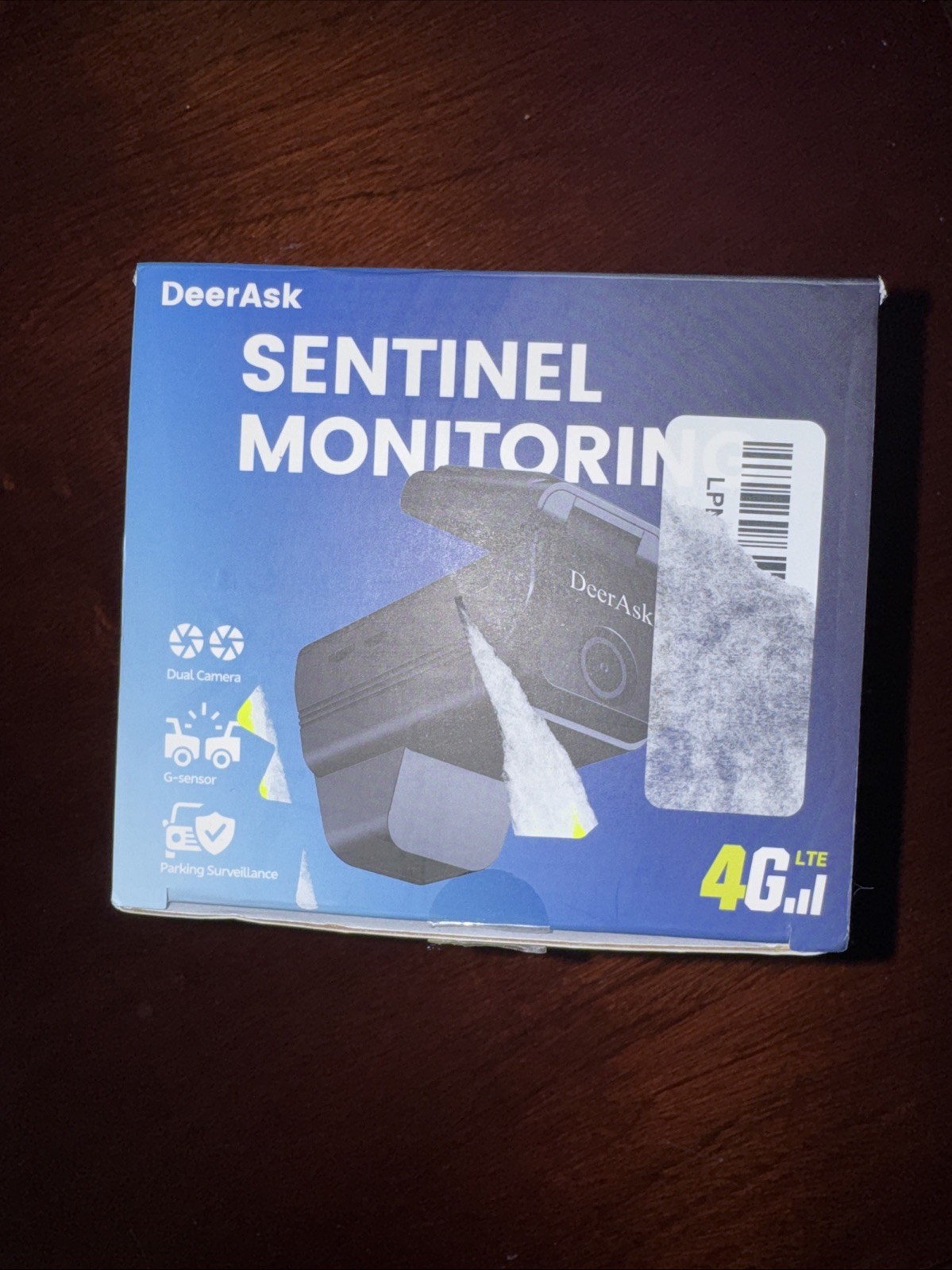 DeerAsk Dash Cam Front Rear Inside Car Camera