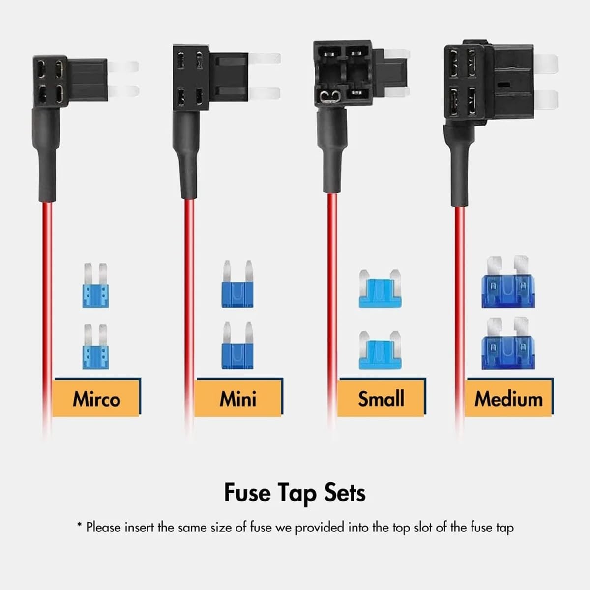 12V-24V USB Hardwire Kit for Dash Cams – Low Voltage Protection Included