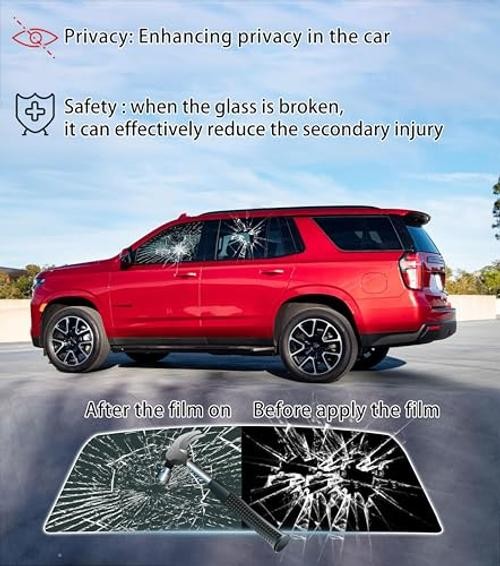 AUTOTEK 2Ply Premium Car Window Tinting Film 20”in x 25’ft 20in×25ft Vlt:05%