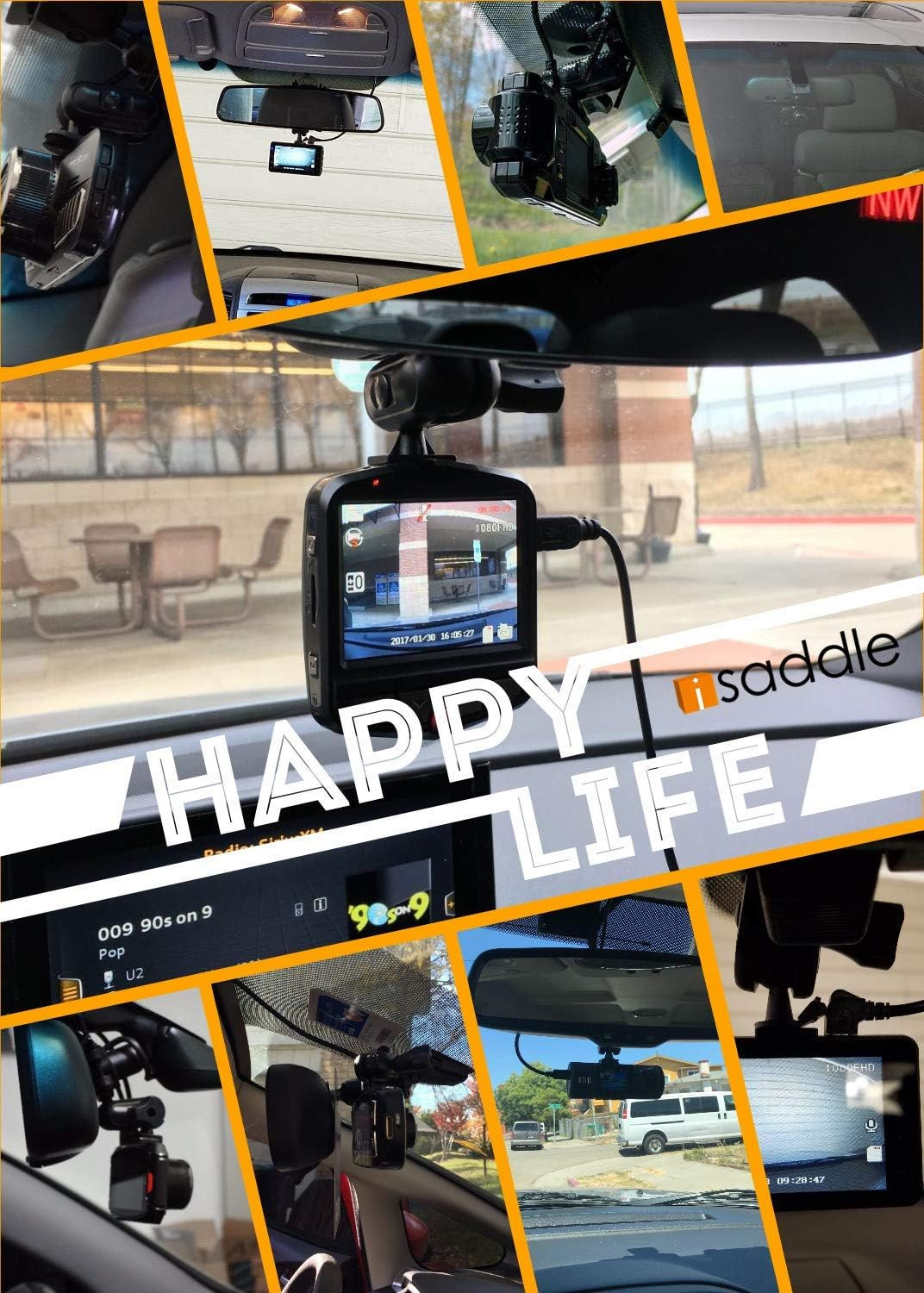 Dash Cam Mirror Mount Holder – Professional Rearview Mirror Dash Cam Mount with