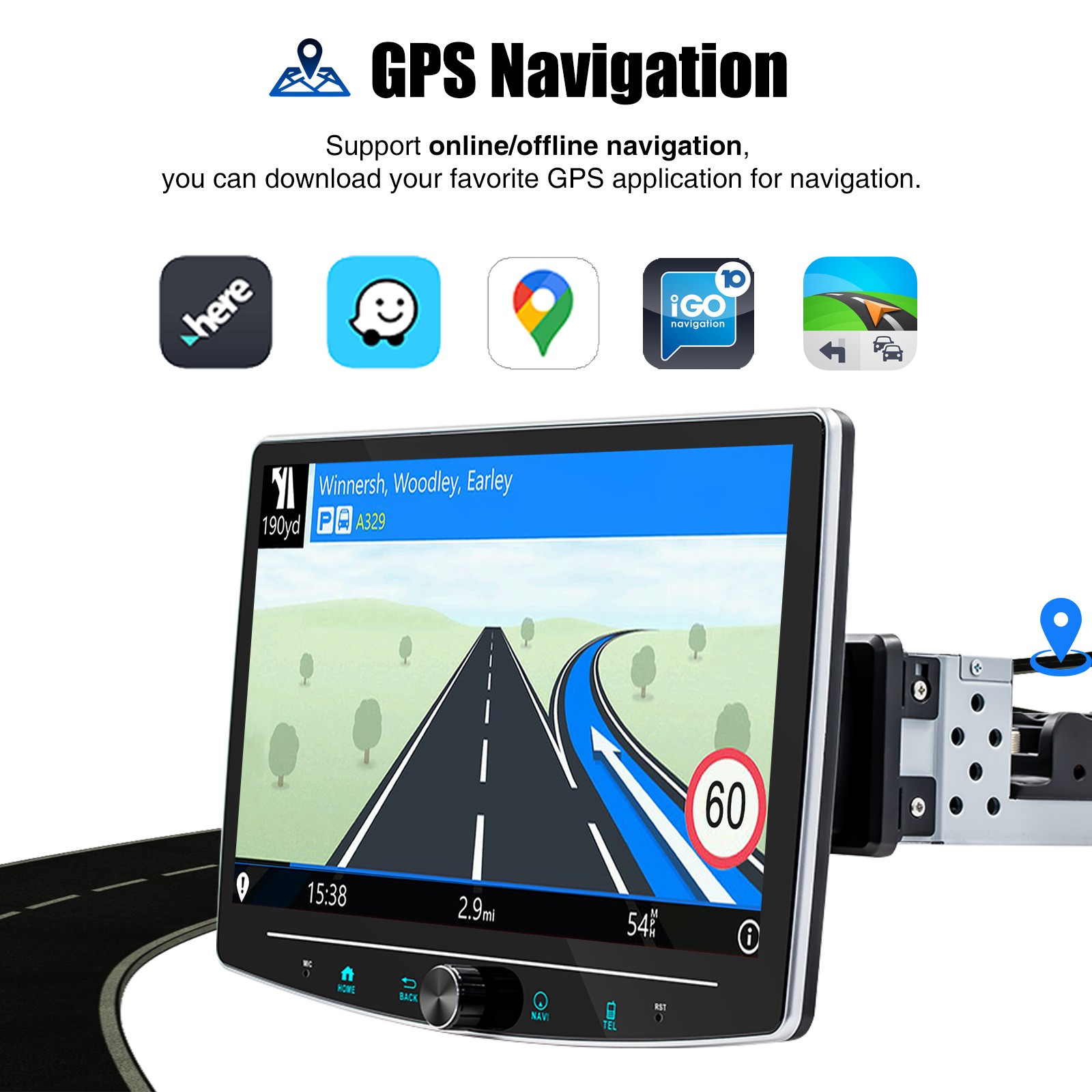 AHD1080P Camera Night Vision Waterproof 12V Car Backup Rear View Reverse Parking