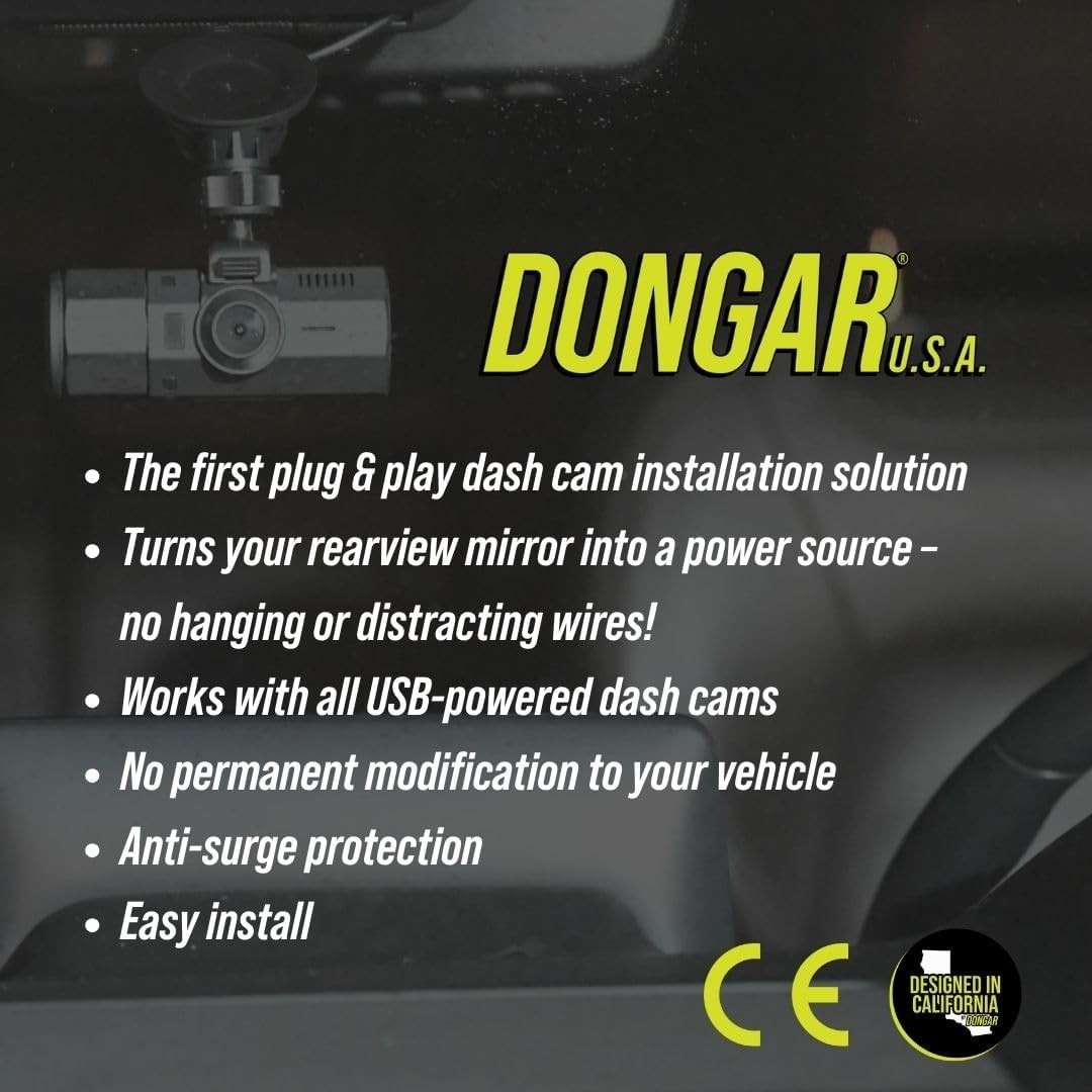 7-Pin Type B Dashcam Power Adapter for Select Nissan, Toyota, Mitsubishi