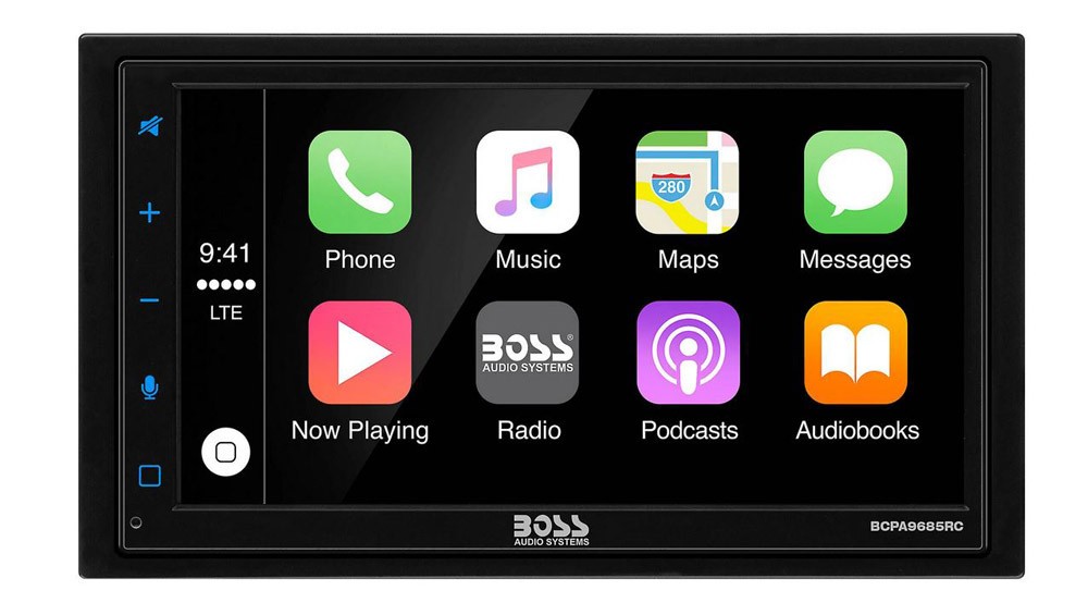 Boss BCPA9685RC(R.B) Mechless Apple CarPlay Android Auto / Backup Camera