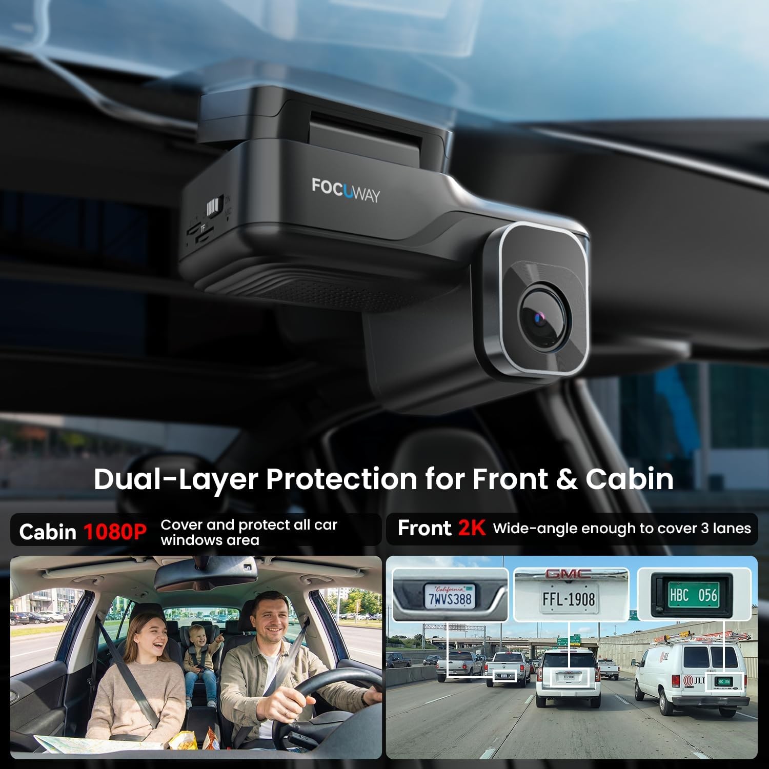 2K+1080P 4G LTE Dash Cam Live View Anti-Theft