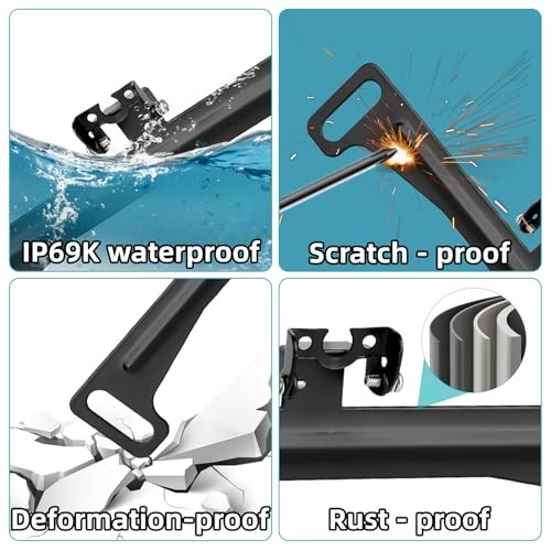 Universal（No Drilling Required） License Plate Camera Mount,Full Stainless