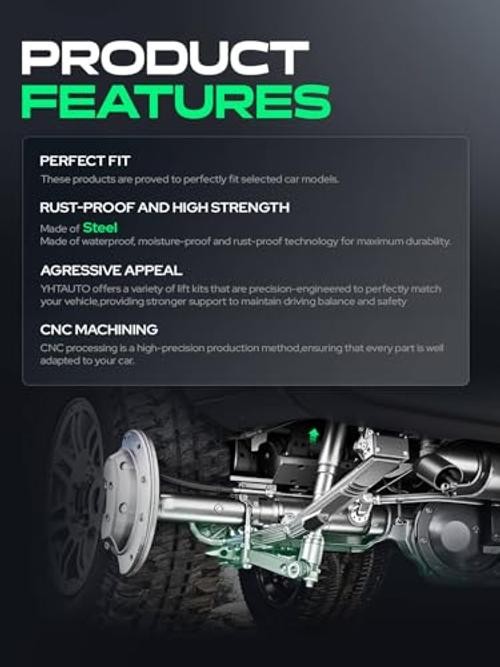 2.5 Inch Front & Rear Full Leveling Lift Kit Compatible with Can-Am