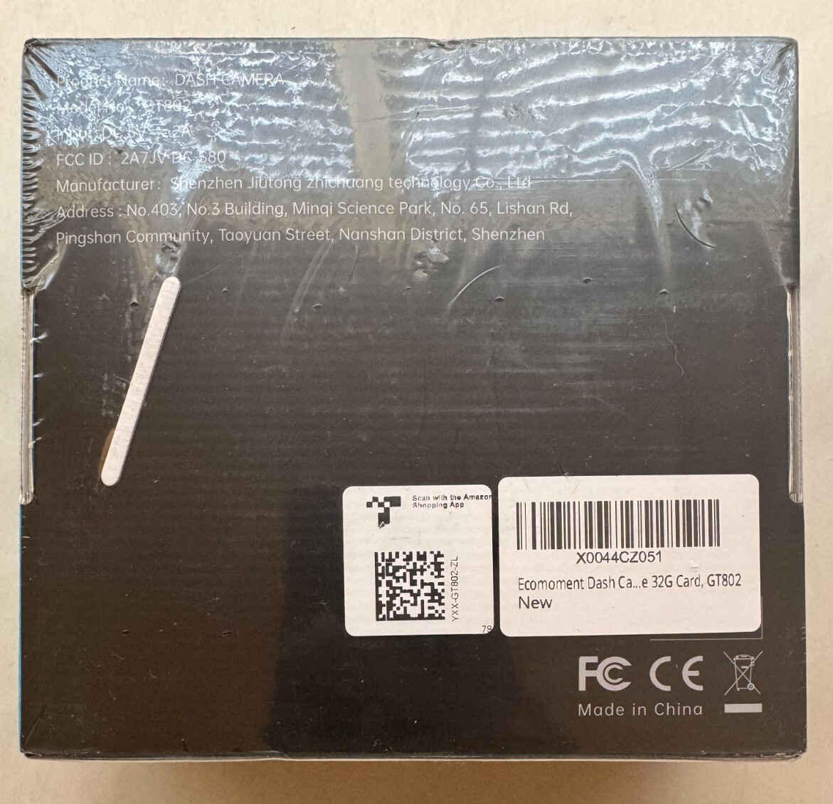 GT802 4K Dash Camera 32GB – BLACK – NEW IN BOX