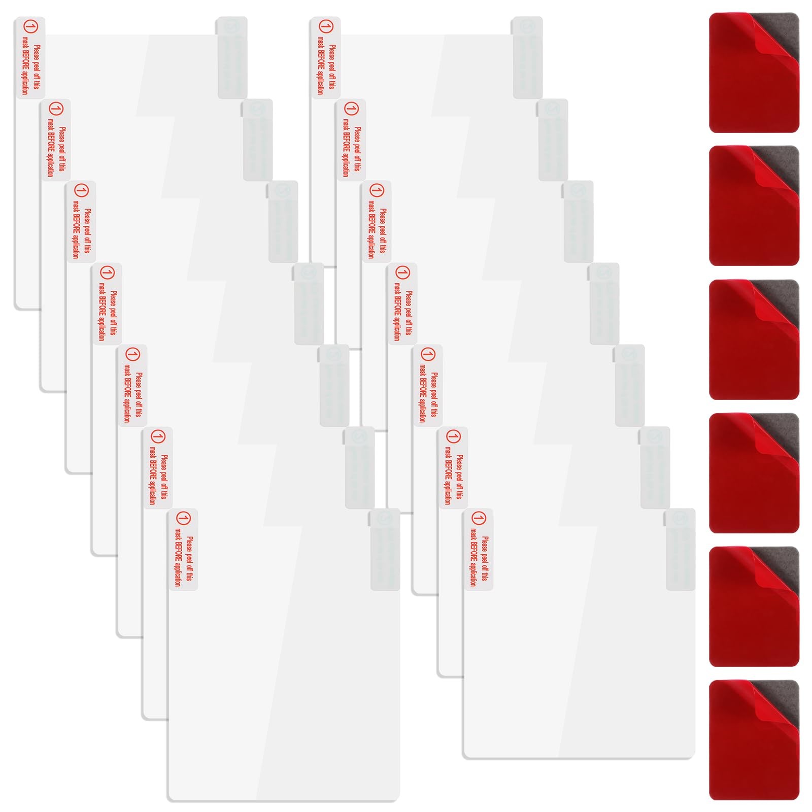 Heclia Electrostatic Sticker Mounting Dash Cam 20 PCS Double-Sided Adhesive…