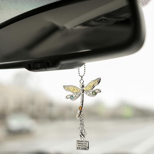 Friend Dragonfly Charm Car Charms for Women | Thanks for Being an Amazing