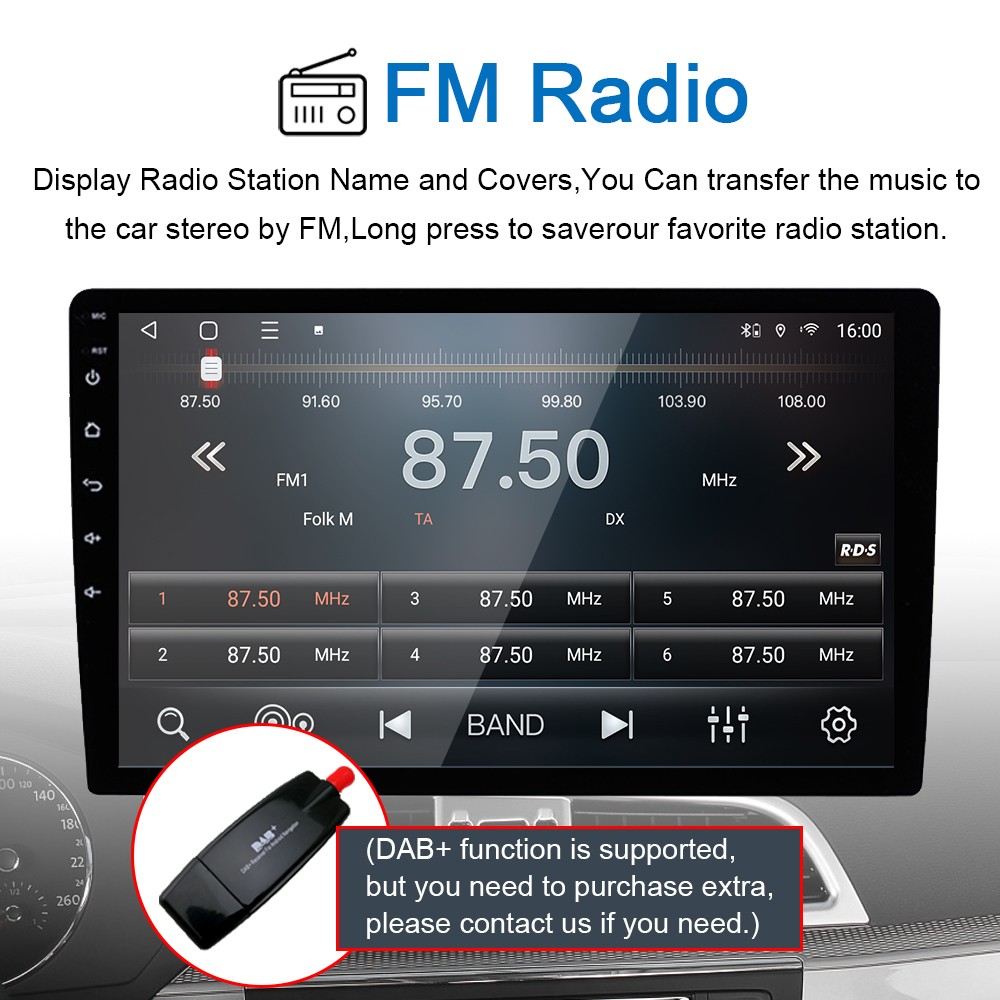 64GB For Toyota Sienna 2011-2014 Android 13 Car Stereo Radio Wifi BT GPS CarPlay