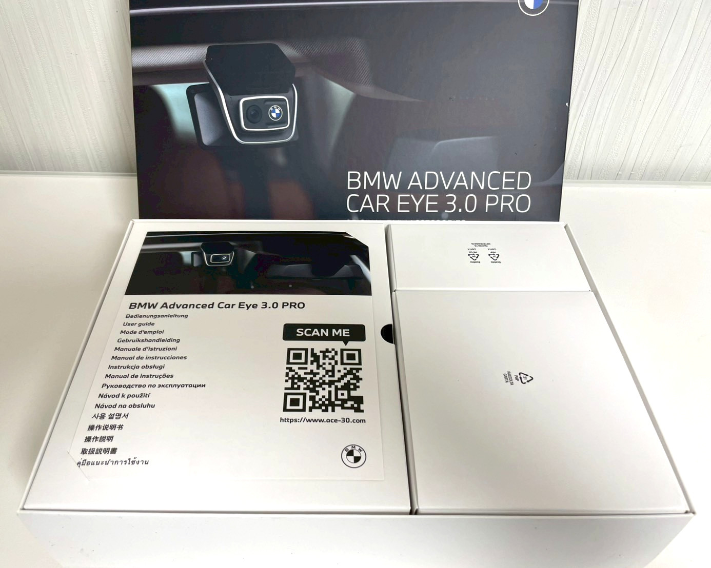 BMW Advanced Car Eye 3.0 PRO Dash Cam Front Rear QHD GPS Genuine OEM Used