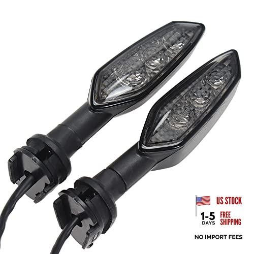 Motorcycle Front or Rear Turn Signal Indicators Compatible with smoke(Style 2)
