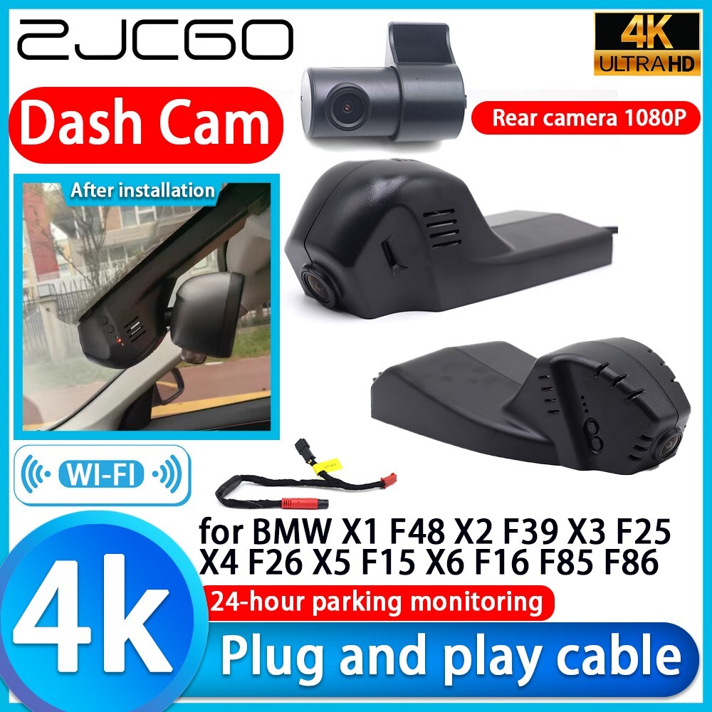 4K DVR Dash Cam Camera for BMW X1 F48 X2 F39 X3 F25 X4 F26 X5 F15 X6 F16 F85 F86