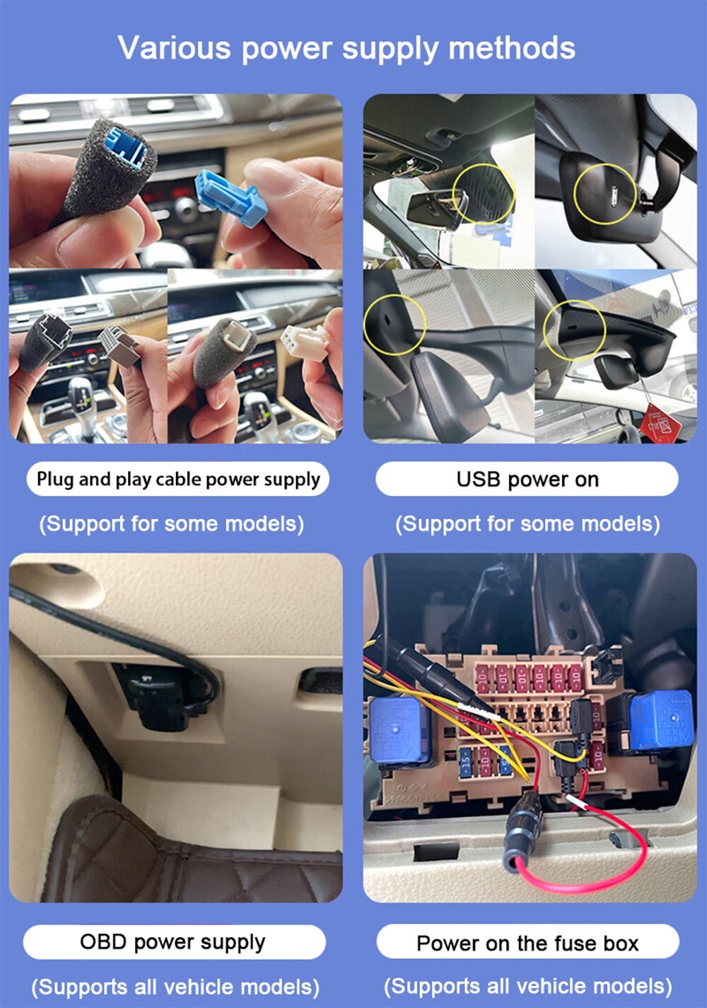 4K UHD Wifi DVR Dash Cam Camera for Lexus GX 460 GX460 J150 2020 2021 2022 2023