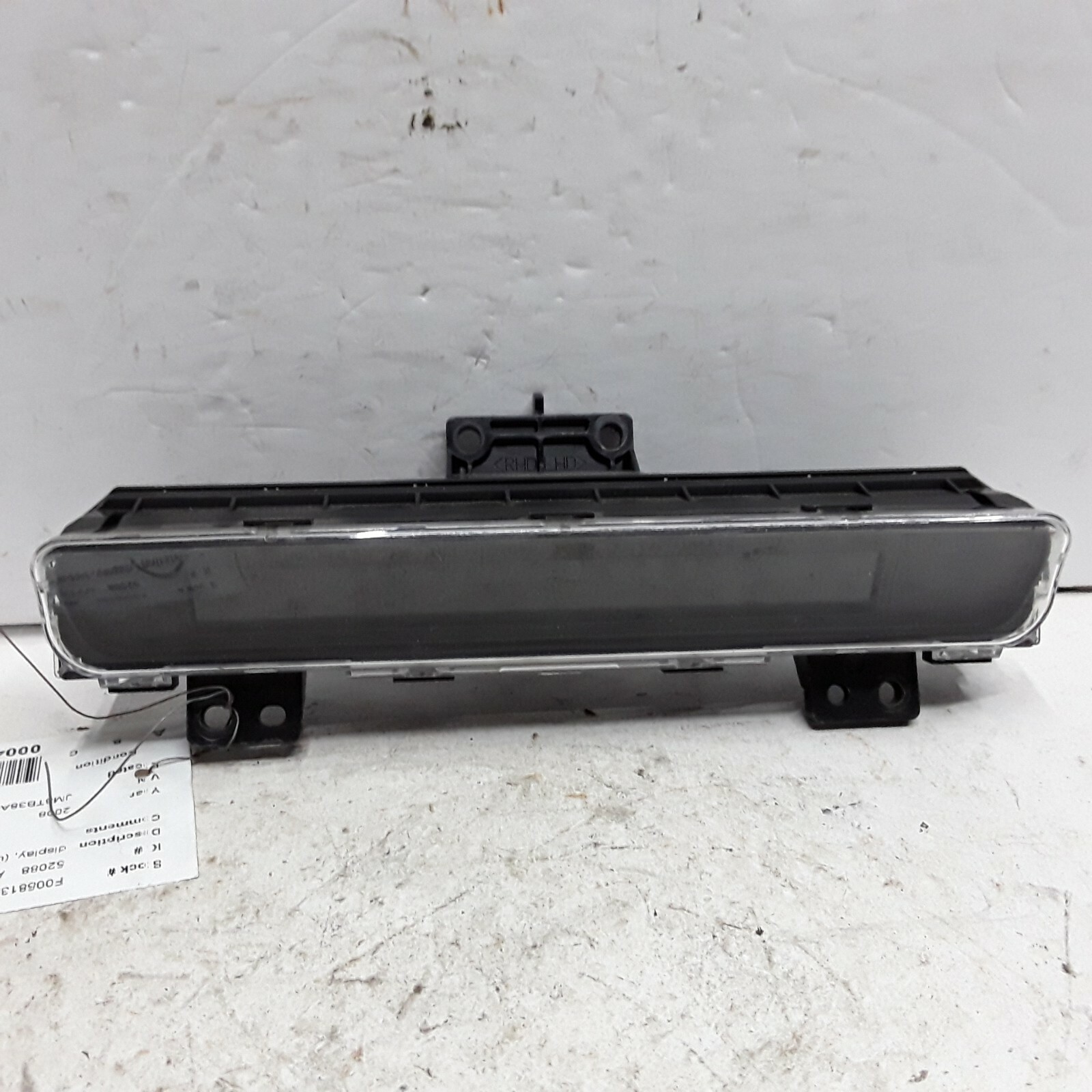 07 08 Mazda CX-9 radio display screen upper dash mounted mounted TD11 61 1J0