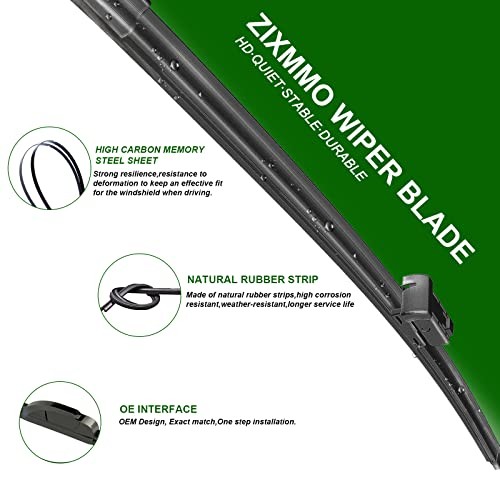 3 wiper blades Replacement for 2008-2013 Nissan Rogue windshield wipers |