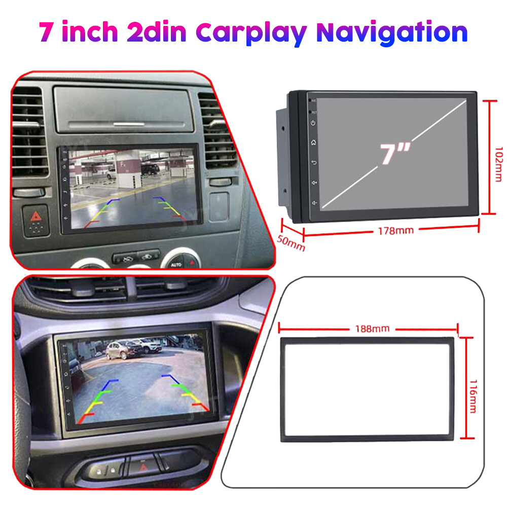 7” Apple Carplay & Android Auto Head Unit Car Radio For Nissan Dualis 2007-2013