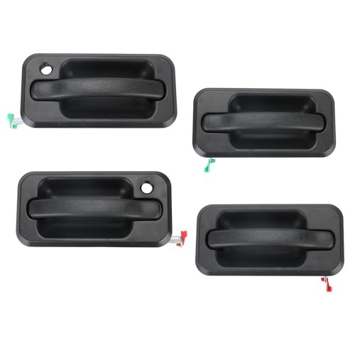 4PCS Exterior Door Handles Front Rear Left Right Exterior Door Handles