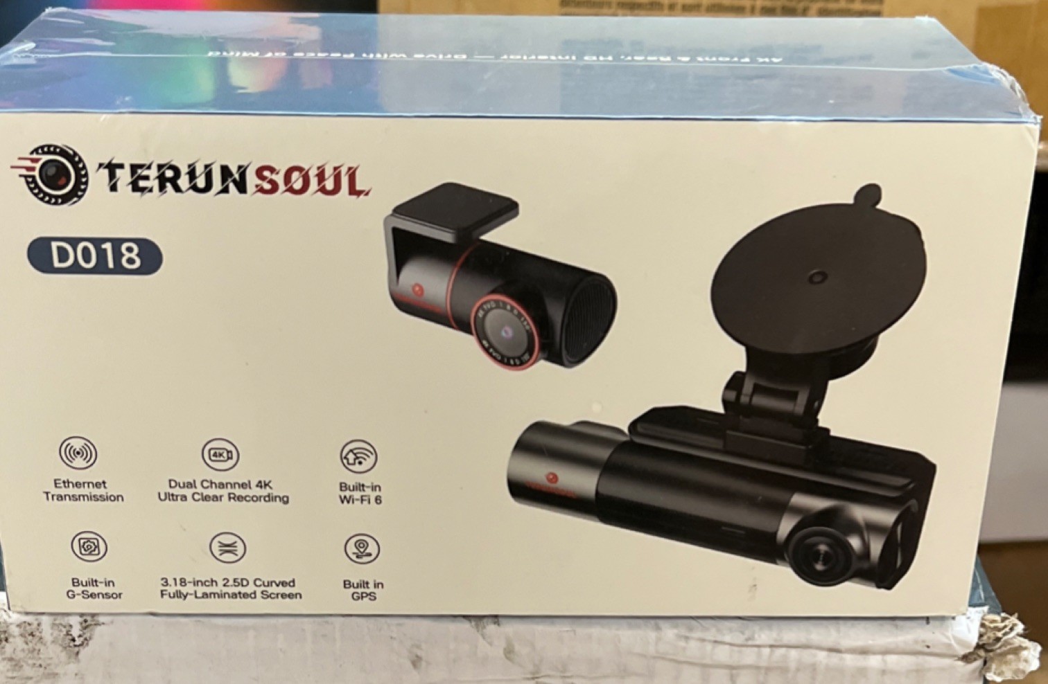 Terunsoul 4K Ultra HD Dual-Camera Dash Cam