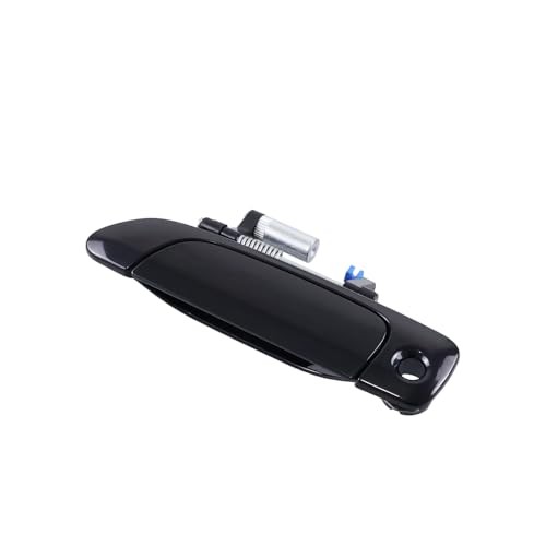 Black No Painted Front Rear Exterior Door Outer Handle Compatible Front Left