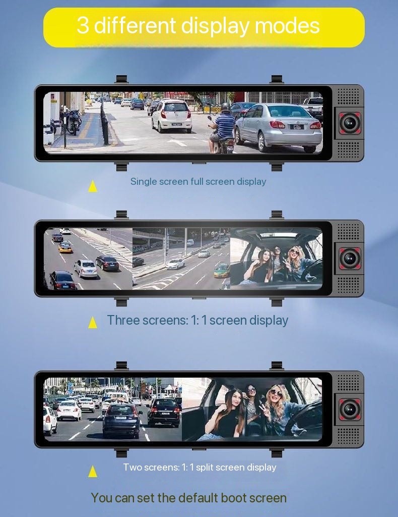 4G Dash Cam Android 13 Car Mirror DVR Camera GPS Navigation Recorder ADAS WIFI