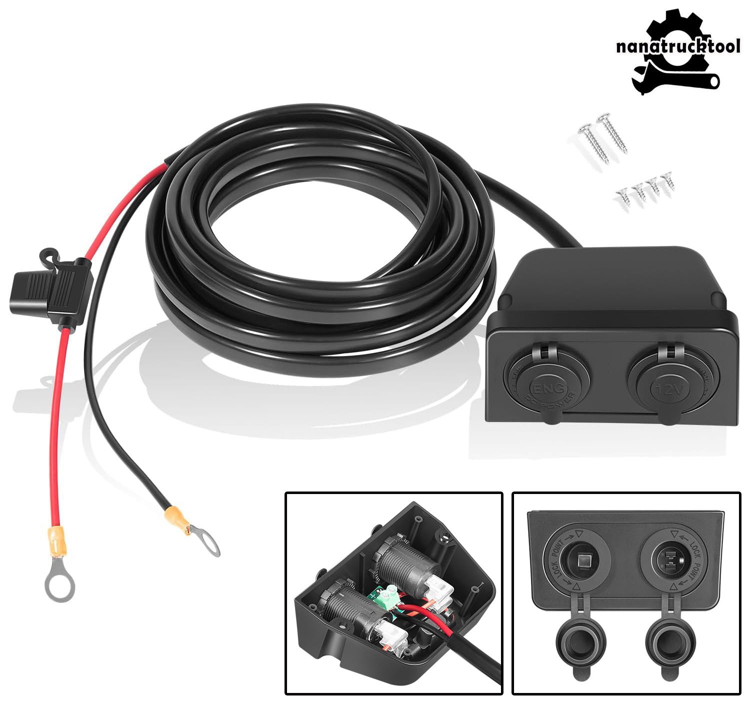 For Dometic Multiple Products HWK-DC Hardwiring Kit For RV/Vehicle Power Supply